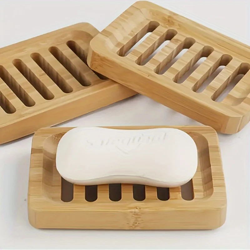 Soap Making Box - علبة الخيزران خشبية منع العفن استنزاف