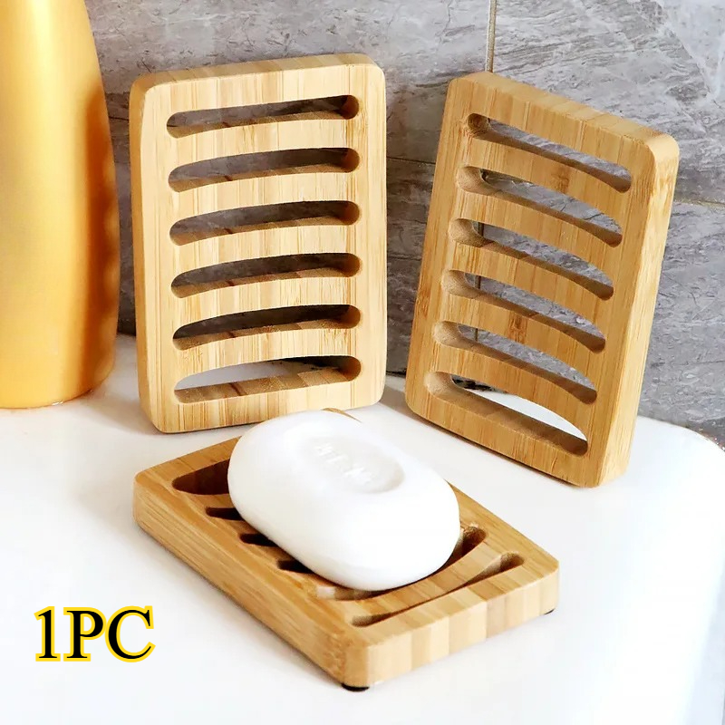 Soap Making Box - حامل صابون خشبي من الخيزران الطبيعي،