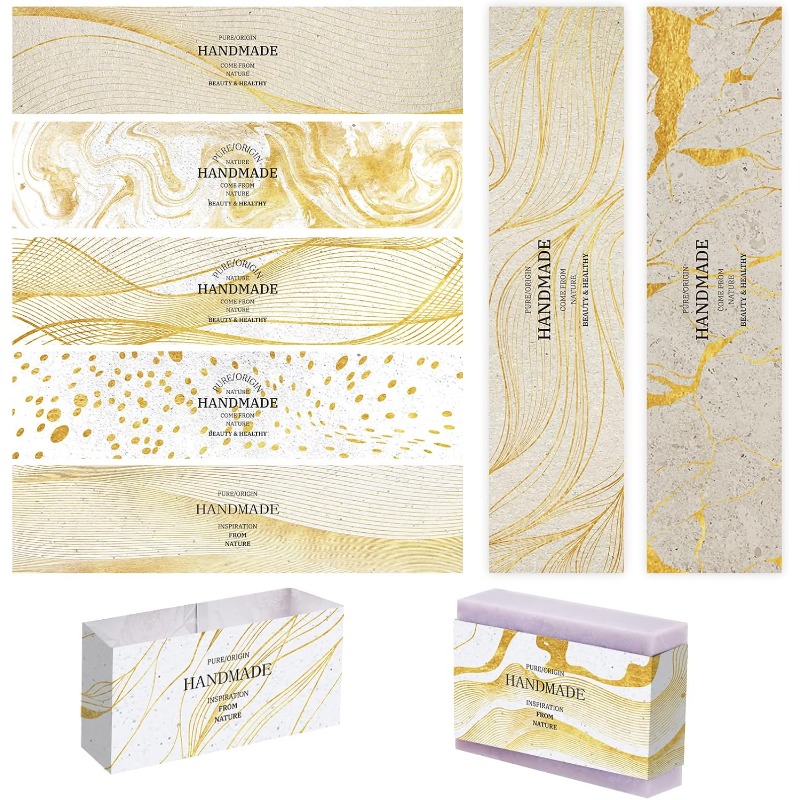 Soap Making Starter Kit - 90 قطعة مغلفة الصابون 9 أنماط