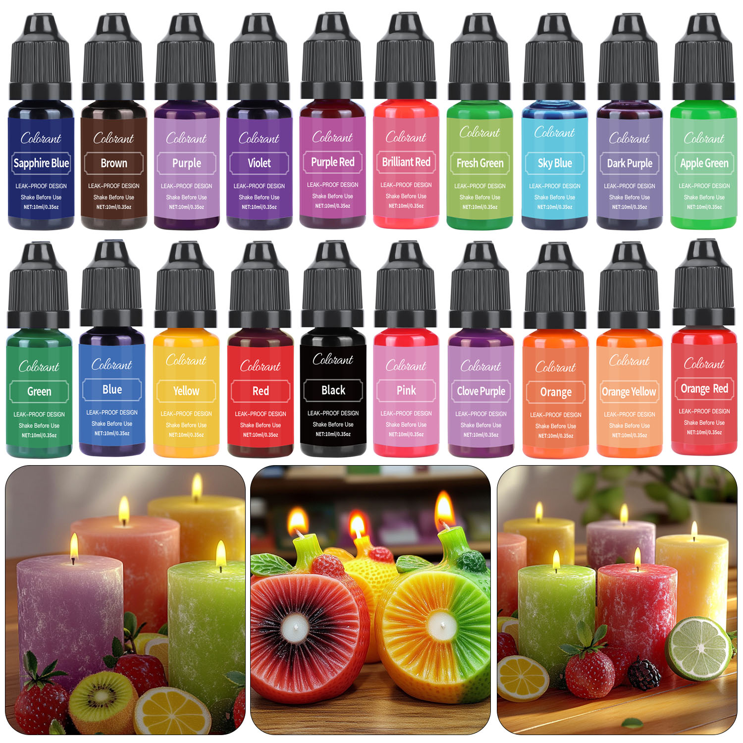 Soap Making Ingredients - رقائق ذهبية حشو تلوين سائل ،