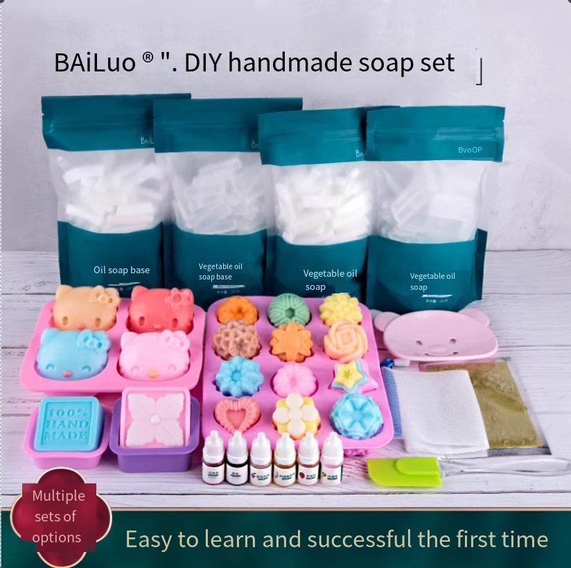 Soap Making Starter Kit - الصابون المصنوع يدويًا، عبوة مواد محلية