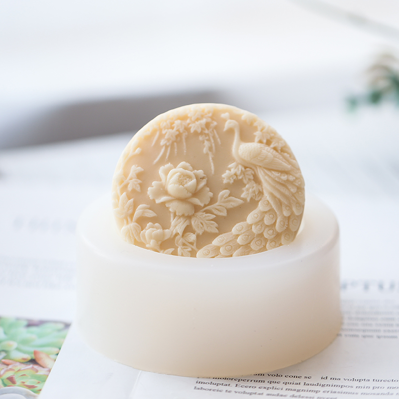 Soap Making Art - قالب صابون من السيليكون بنمط زهرة