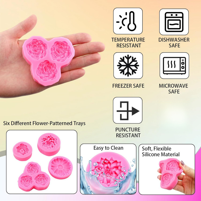 مجموعة قوالب سيليكون ثلاثية ال - مراجعة Soap Making Kit Amazon وسعره