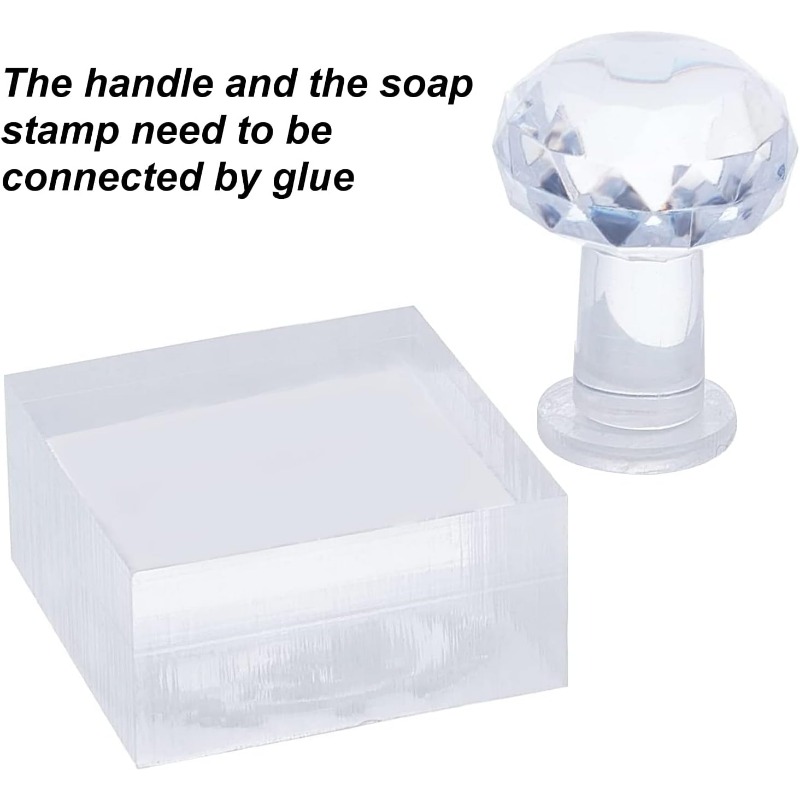 ختم أكريليك منقوش صابون ، كوكي - مراجعة Soap Making Starter Kit وسعره