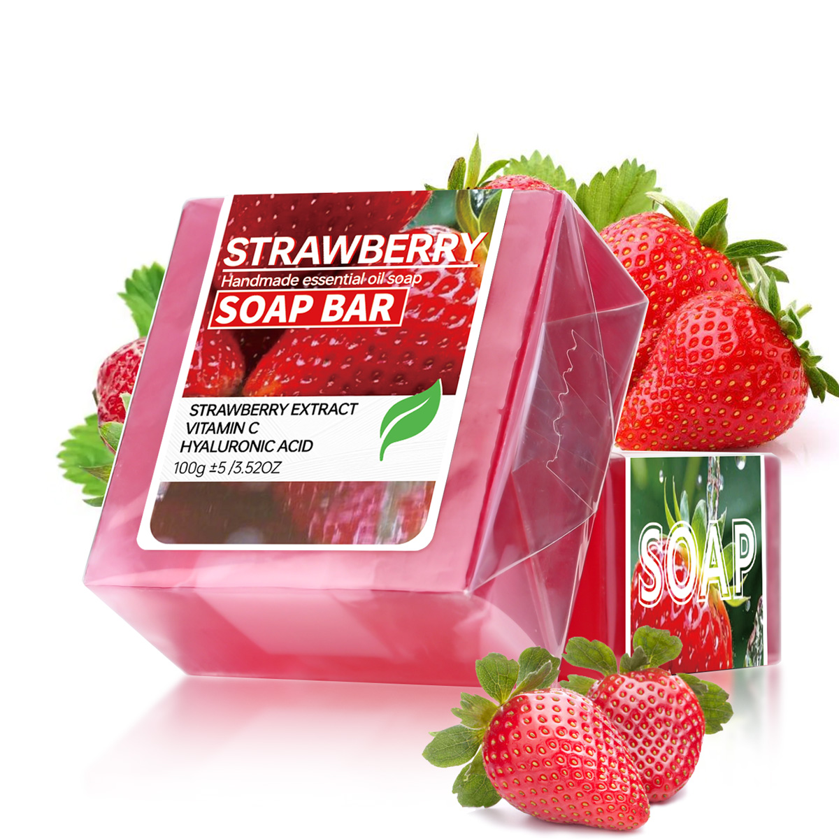 صابون يدوي الصنع بزيت الفراولة - مراجعة Soap Making Glycerin وسعره
