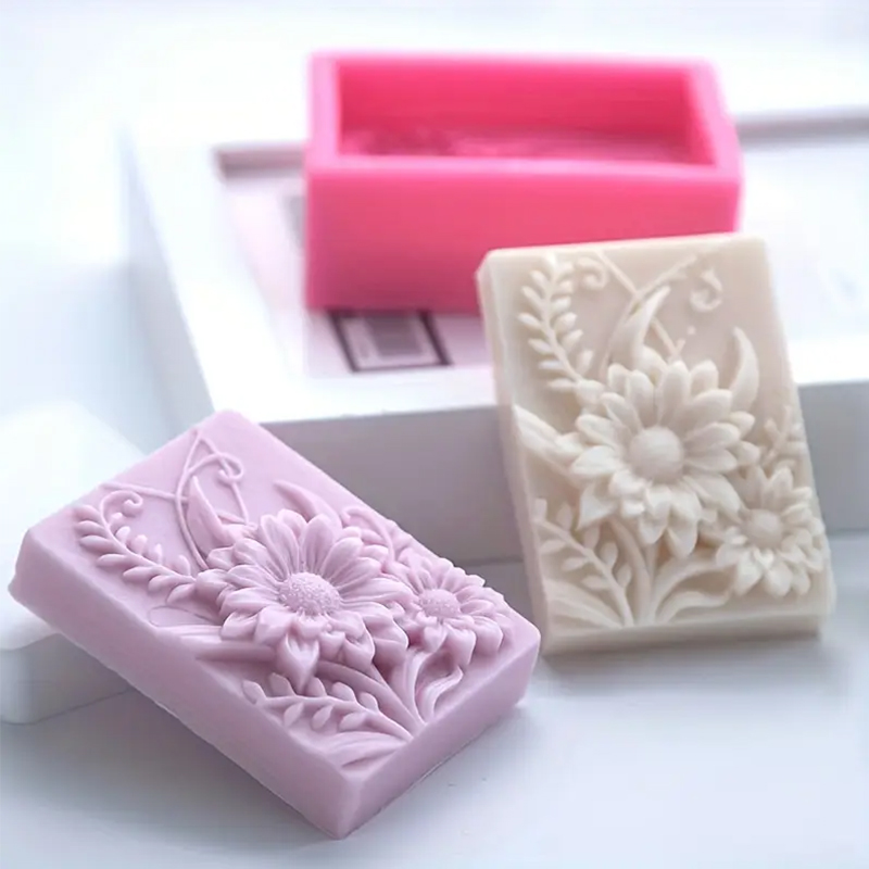 ثلاثية الأبعاد زهرة مربع الصاب - مراجعة Soap Making Things وسعره