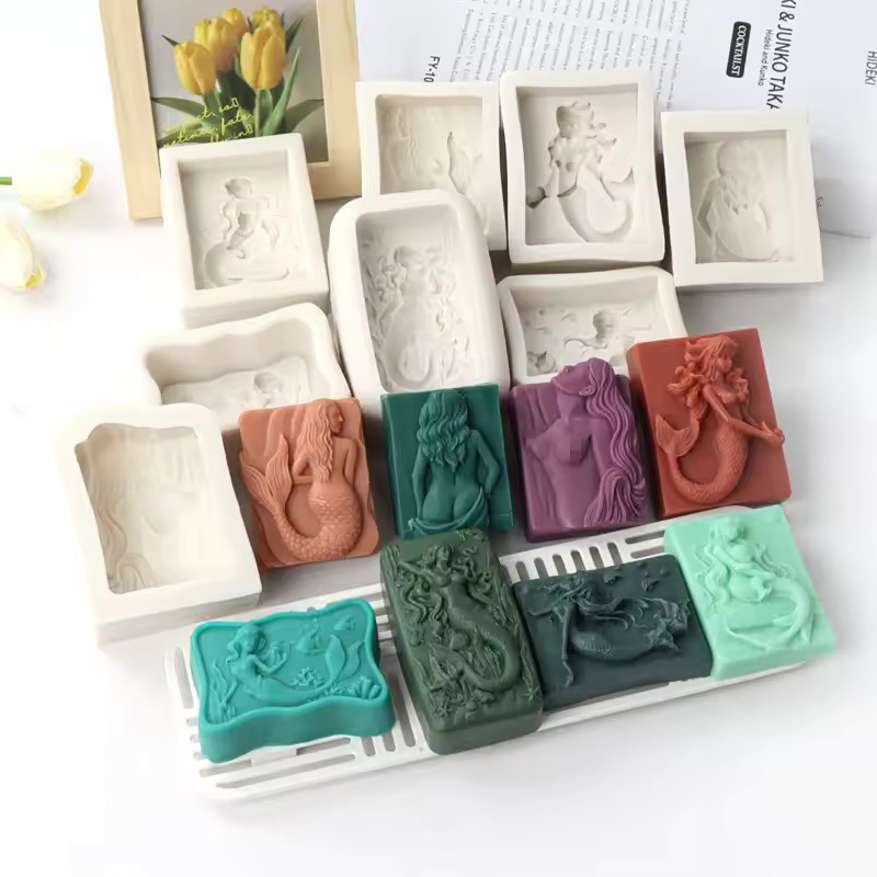 قالب شمع مستطيل الشكل بتصميم ح - مراجعة Soap Making Things وسعره