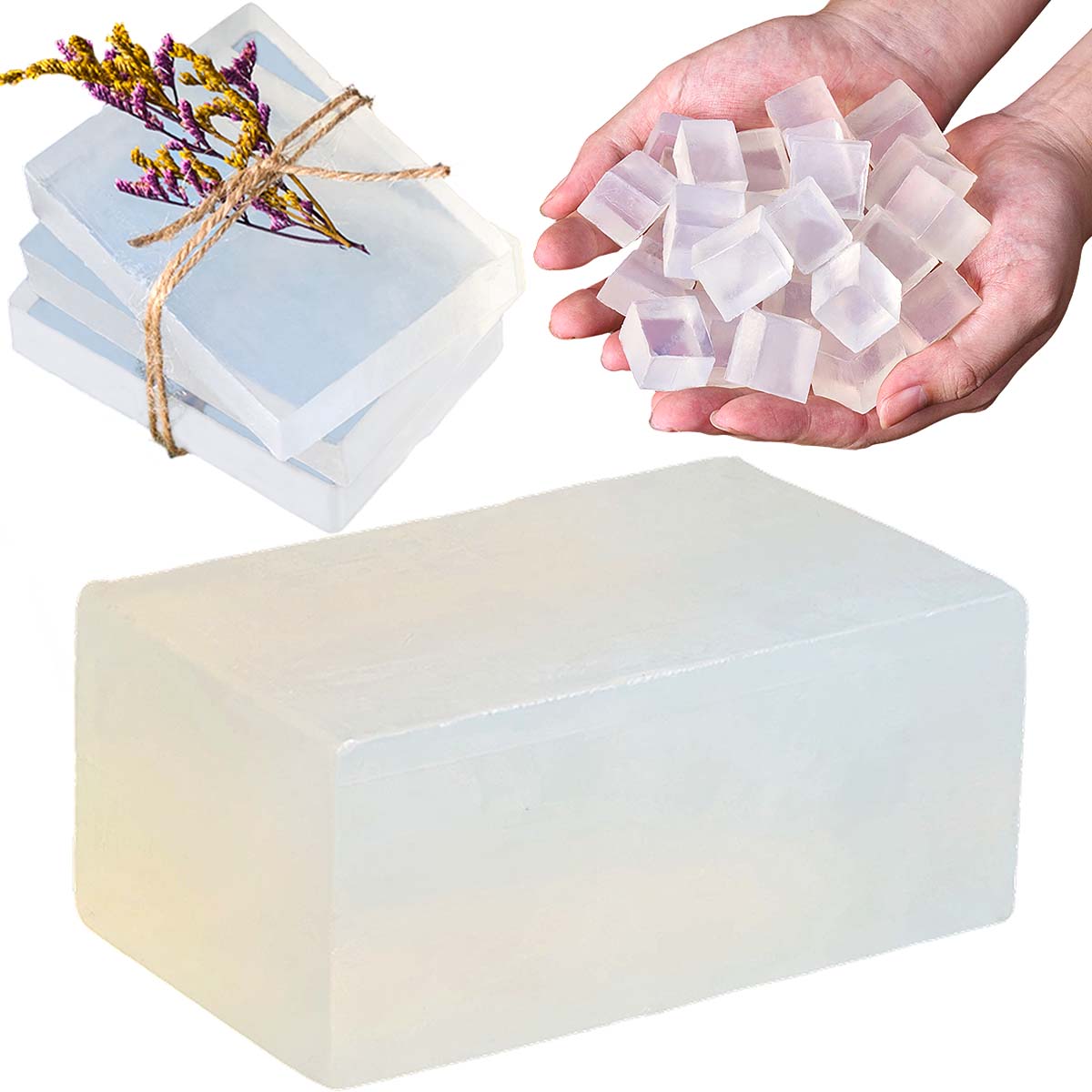 قاعدة صابون الجلسرين الأبيض ال - مراجعة Soap Making Glycerin وسعره