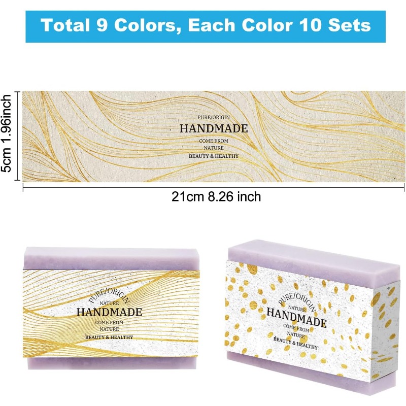 90 قطعة مغلفة الصابون 9 أنماط  - مراجعة Soap Making Starter Kit وسعره