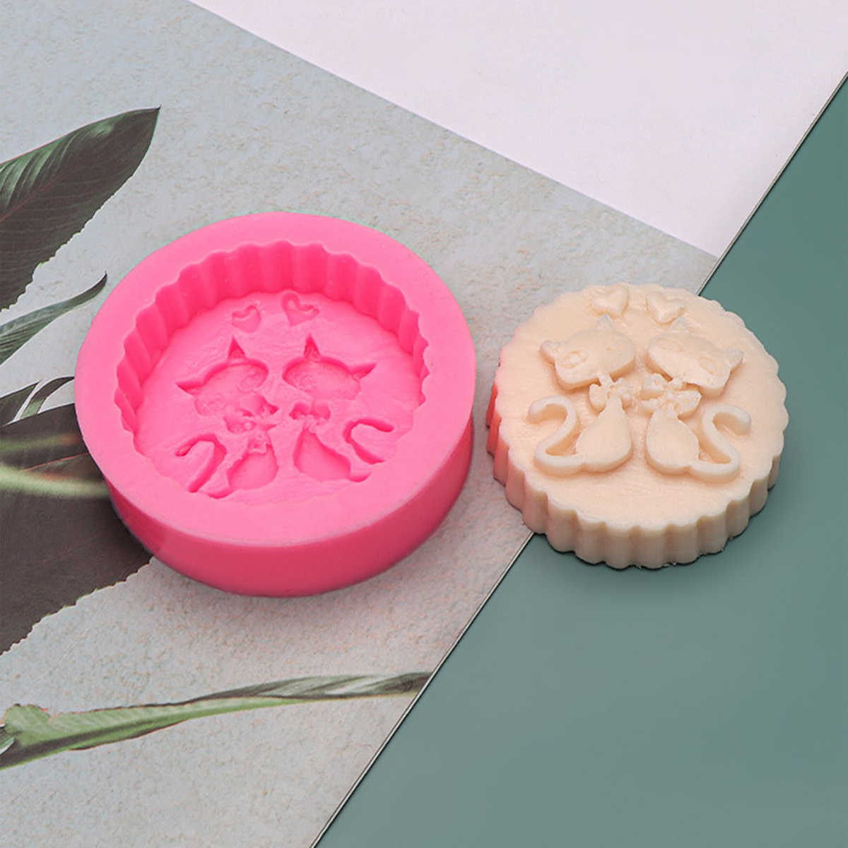 قالب صابون سيليكون على شكل قطة - مراجعة Soap Making Things وسعره