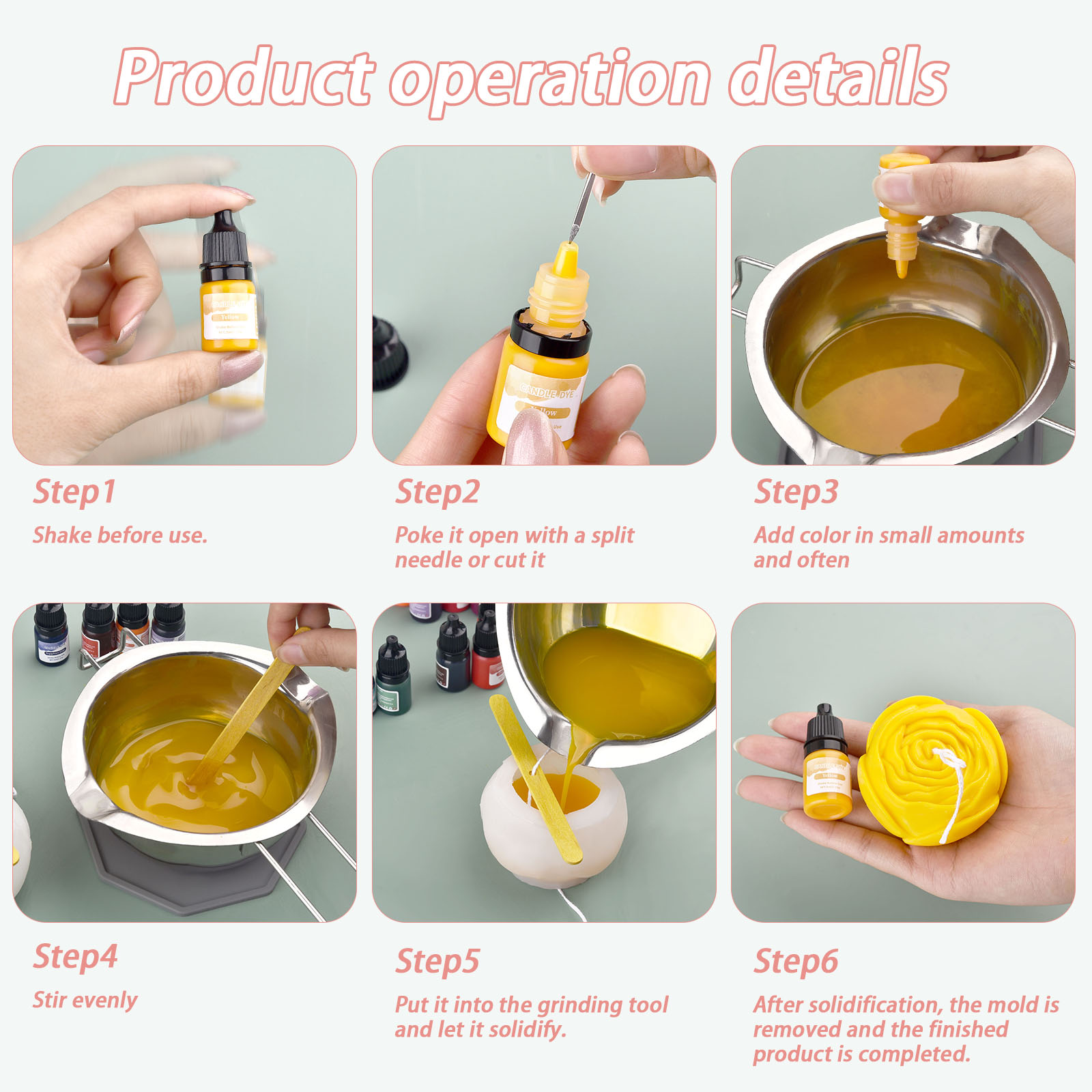 5 مللي/زجاجة شمعة الشمع الصباغ - مراجعة Soap Making Ingredients وسعره